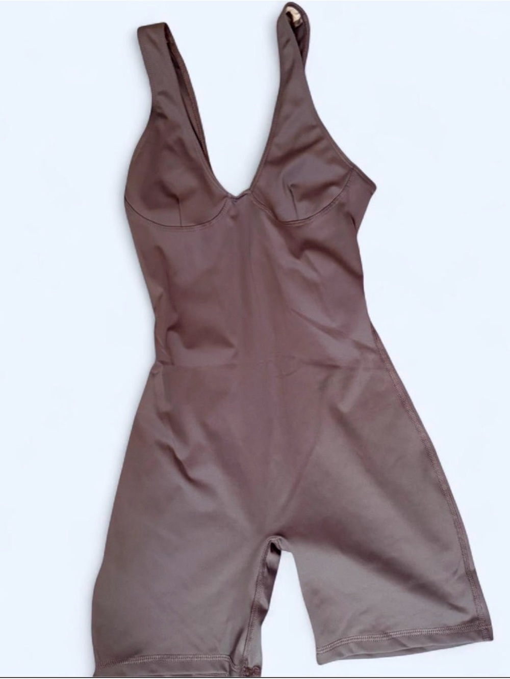 Los Angeles Apparel Brown Athletic Romper